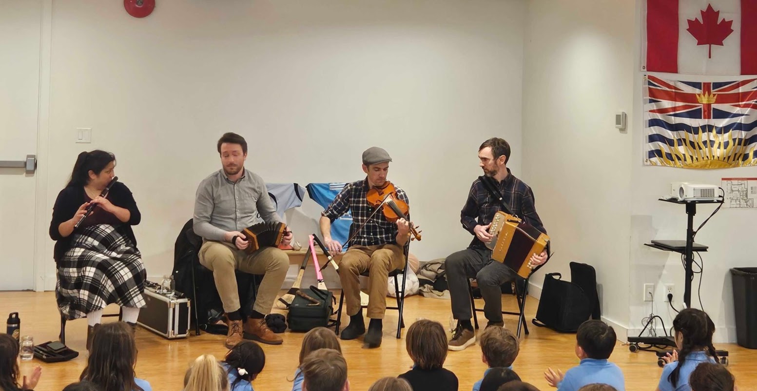 Musicians on stage